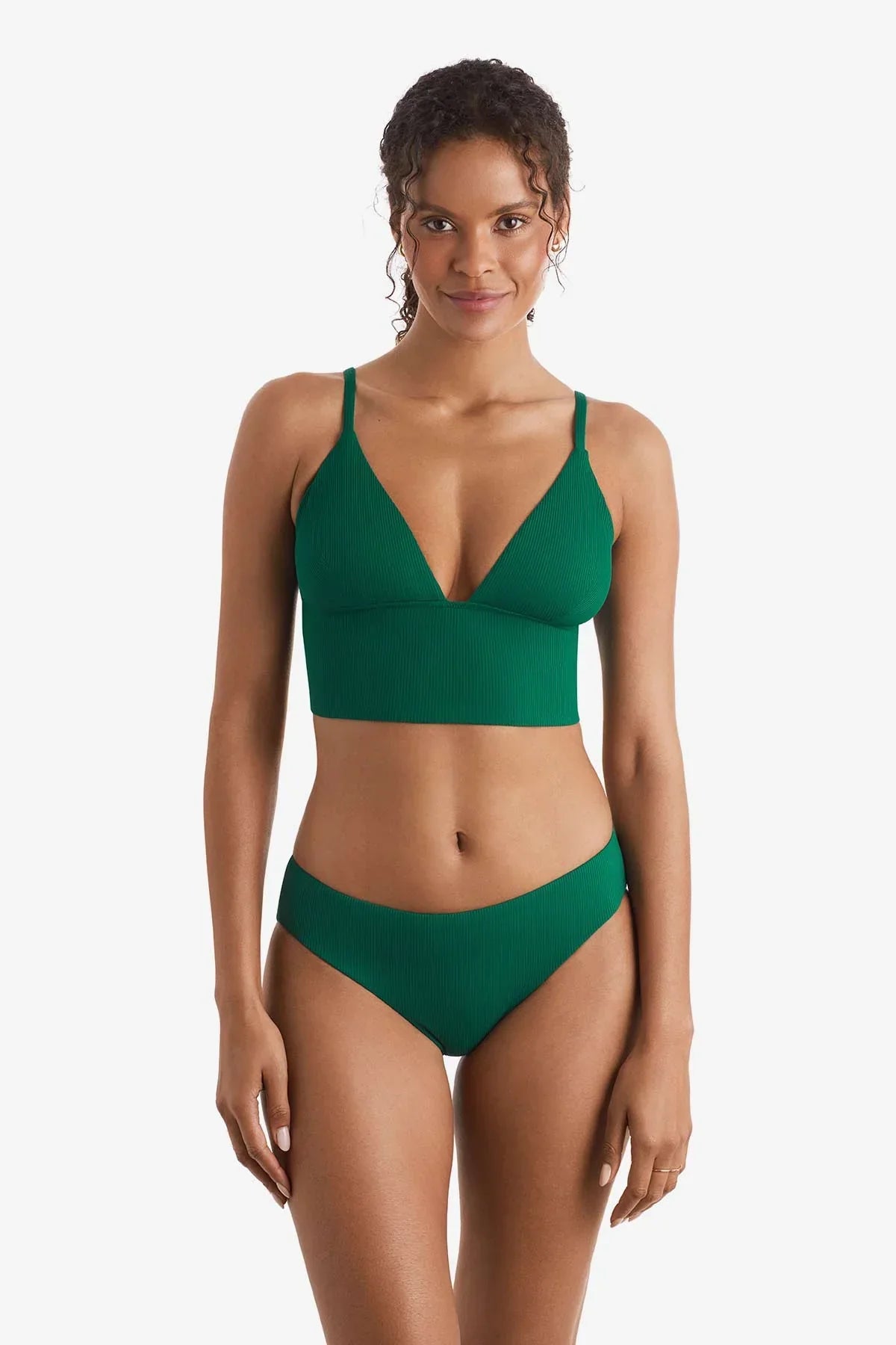 Logan Pant Emerald Lido Rib