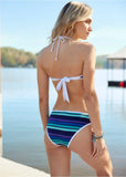 Moderate Bottom Beach Blue Stripes