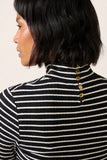 The Rib Knit Stripe Tee