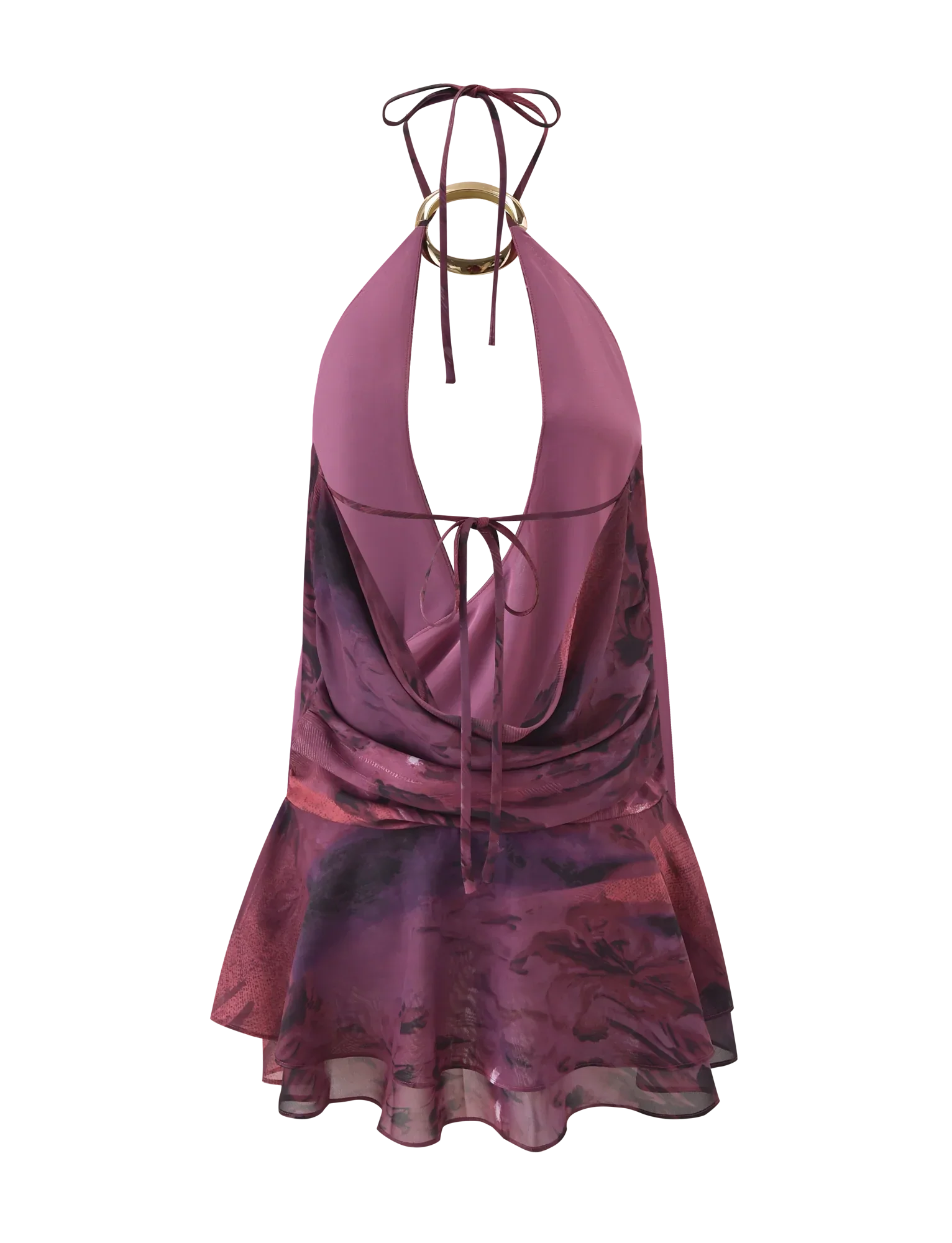INDIGO MINI DRESS 20 BURGUNDY ROMANTICA