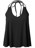 Mykonos Tankini Top Black Beauty
