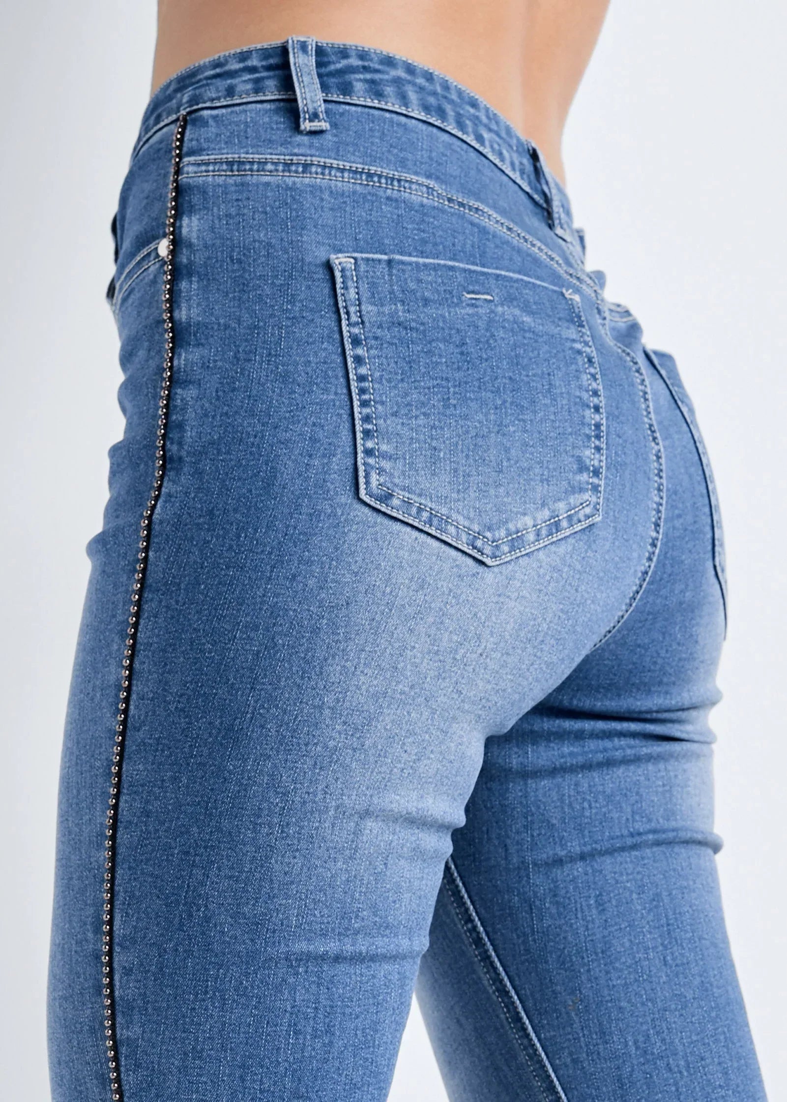 Extreme Flare Jeans Medium Wash