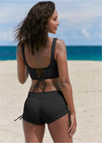 Lovely Lift Wrap Bikini Top Black Beauty