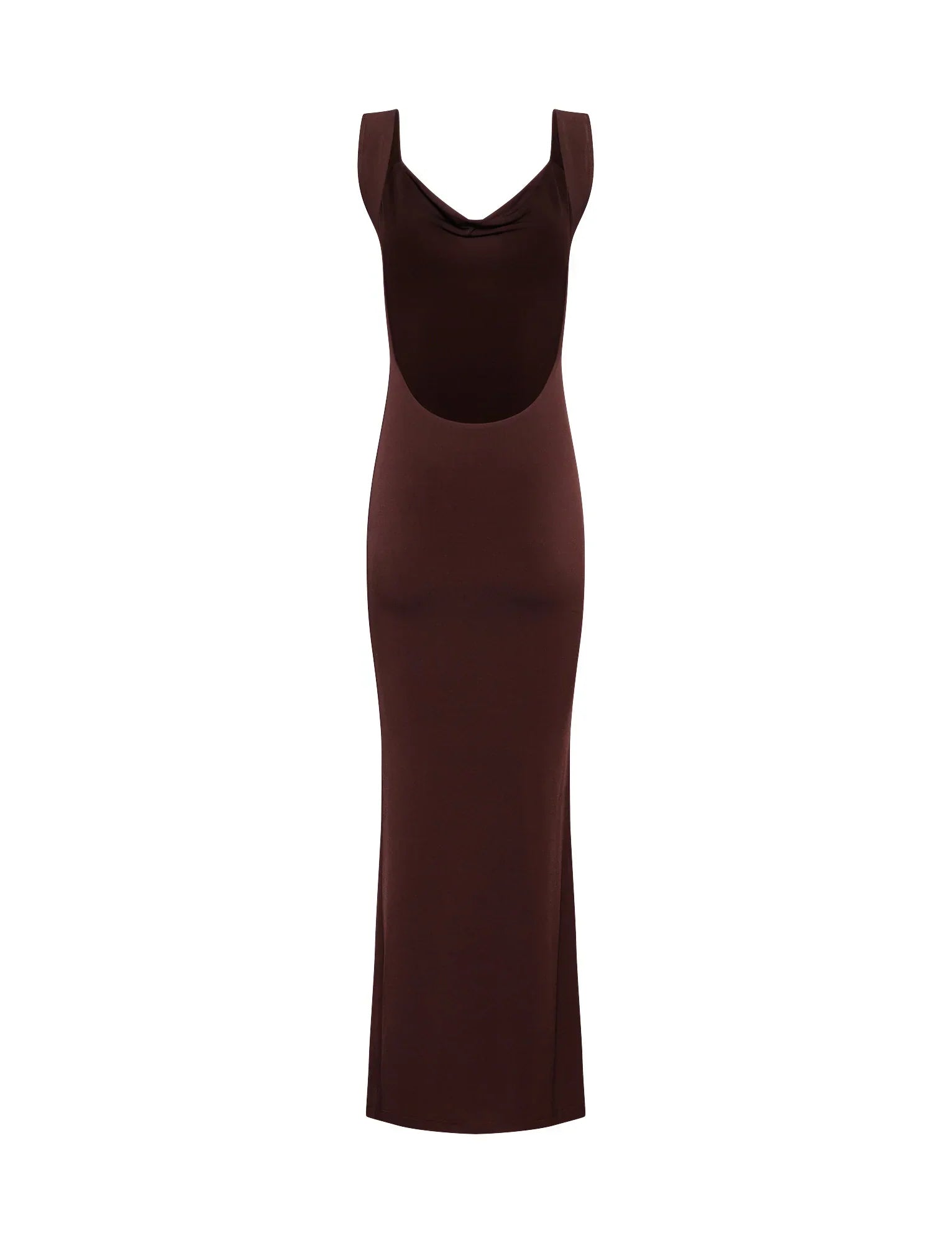 MORANA DRESS BROWN CHOCOLATE