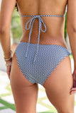 Island Dream Black Gingham Hipster Bikini Bottom