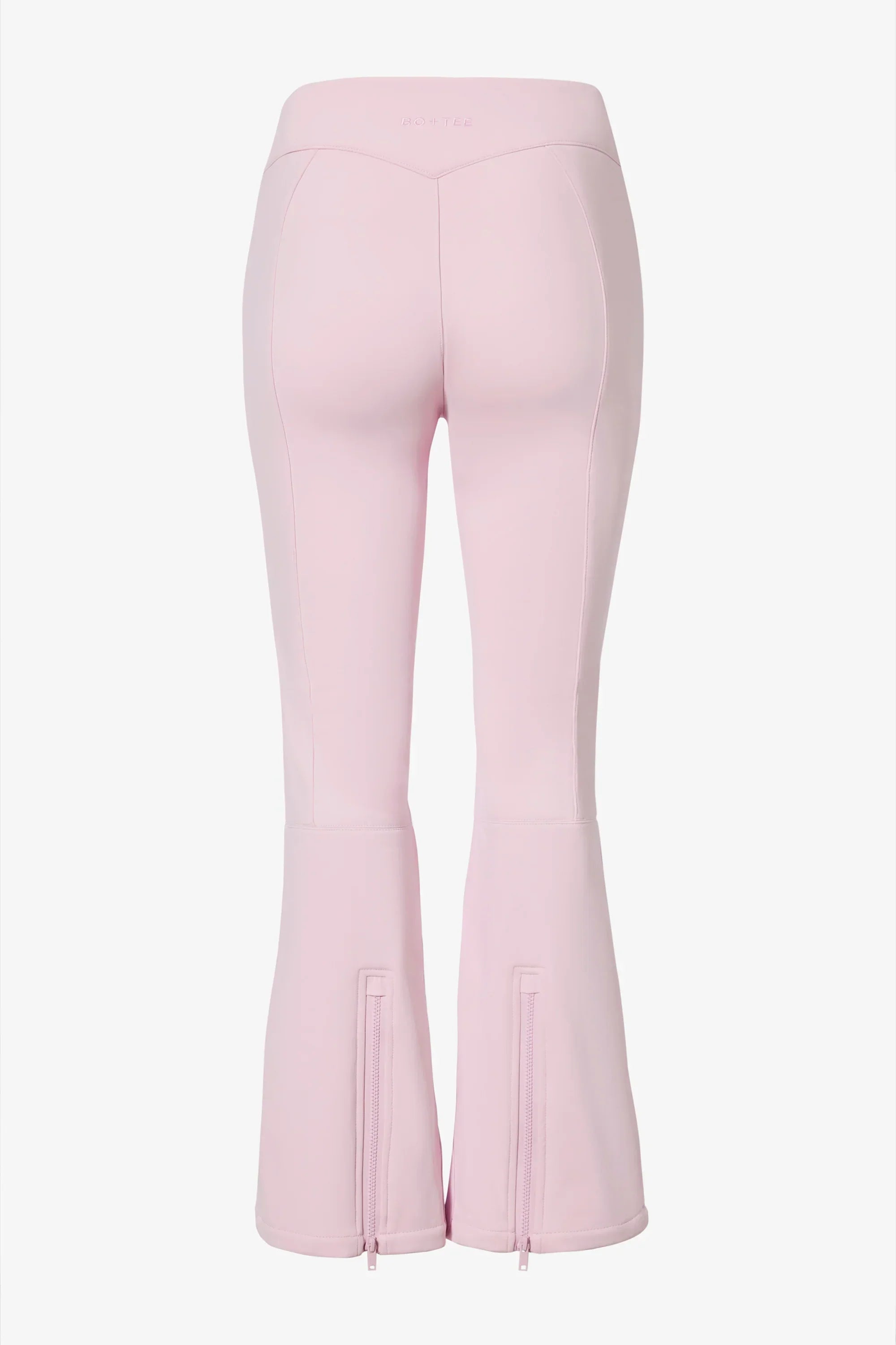 Waterproof Belted Ski Salopettes in Powder Pink