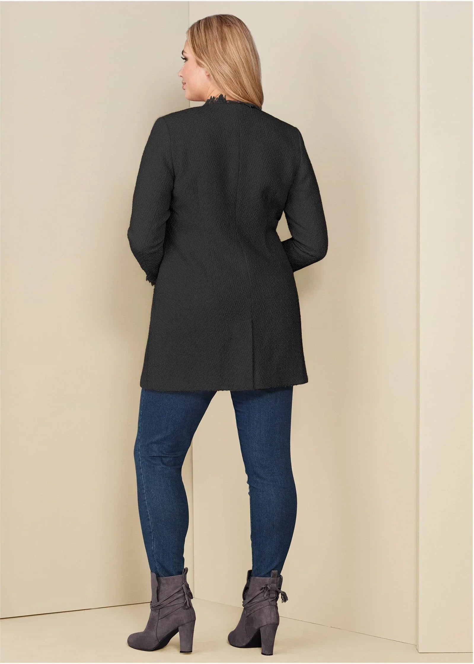 Tweed Jacket Black