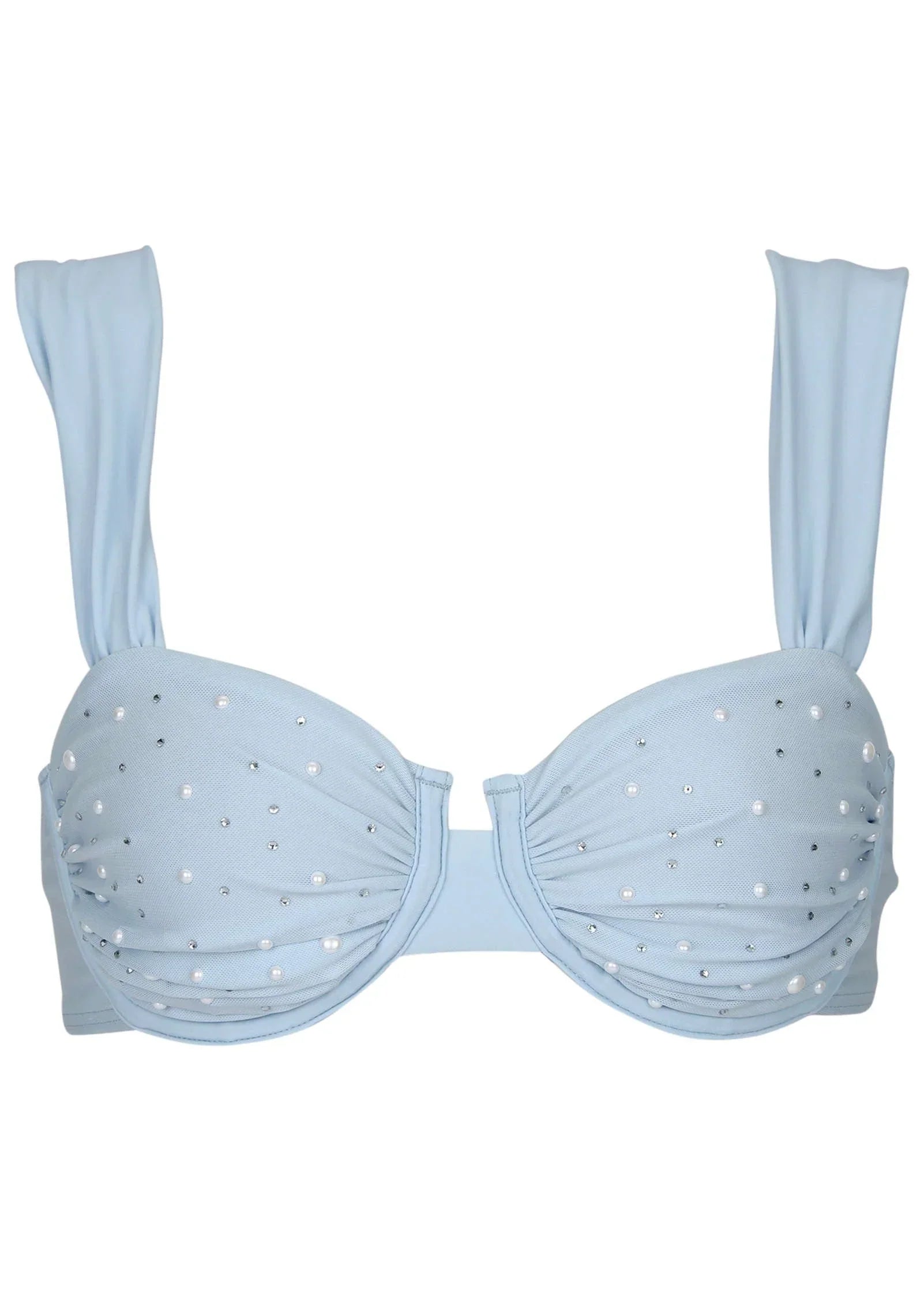 Balconette Bikini Top Light Blue