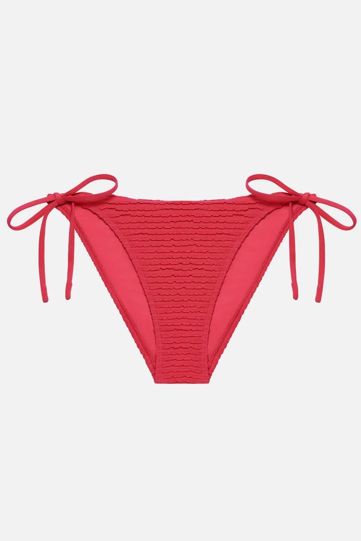 Peyton Tie Side Pant Baby Ruffle Hot Coral