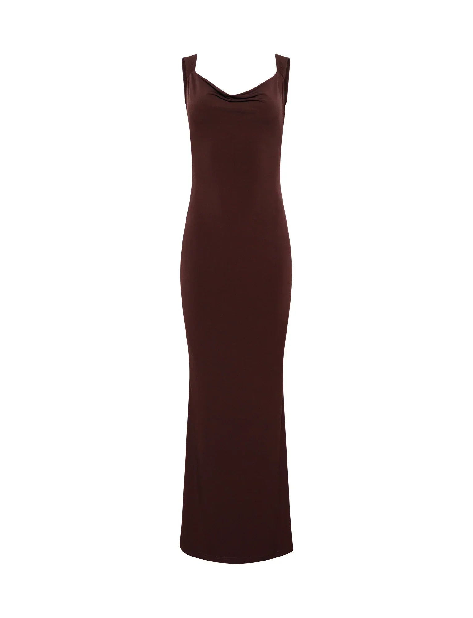 MORANA DRESS BROWN CHOCOLATE