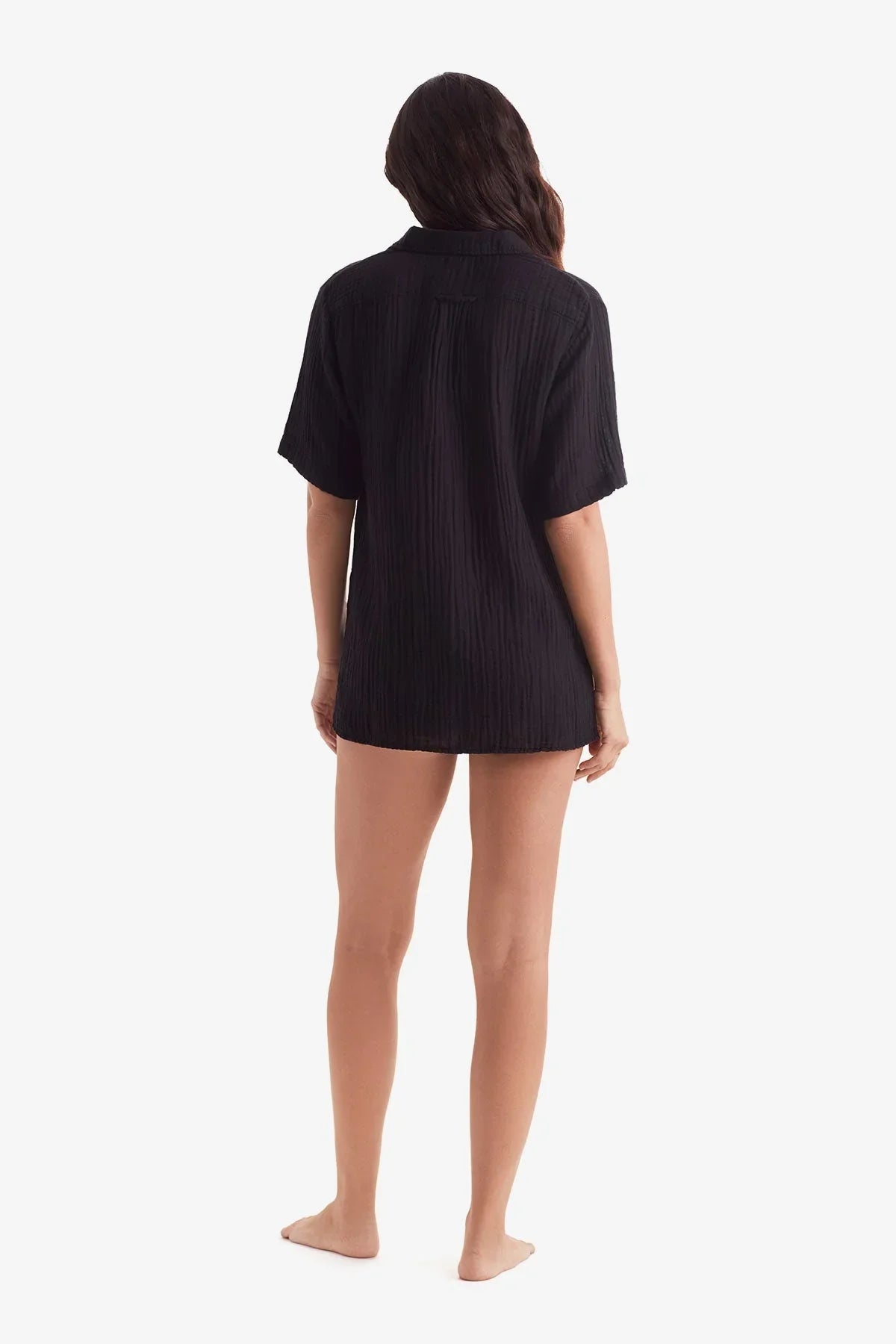 Vista Shirt Black Bliss Gauze