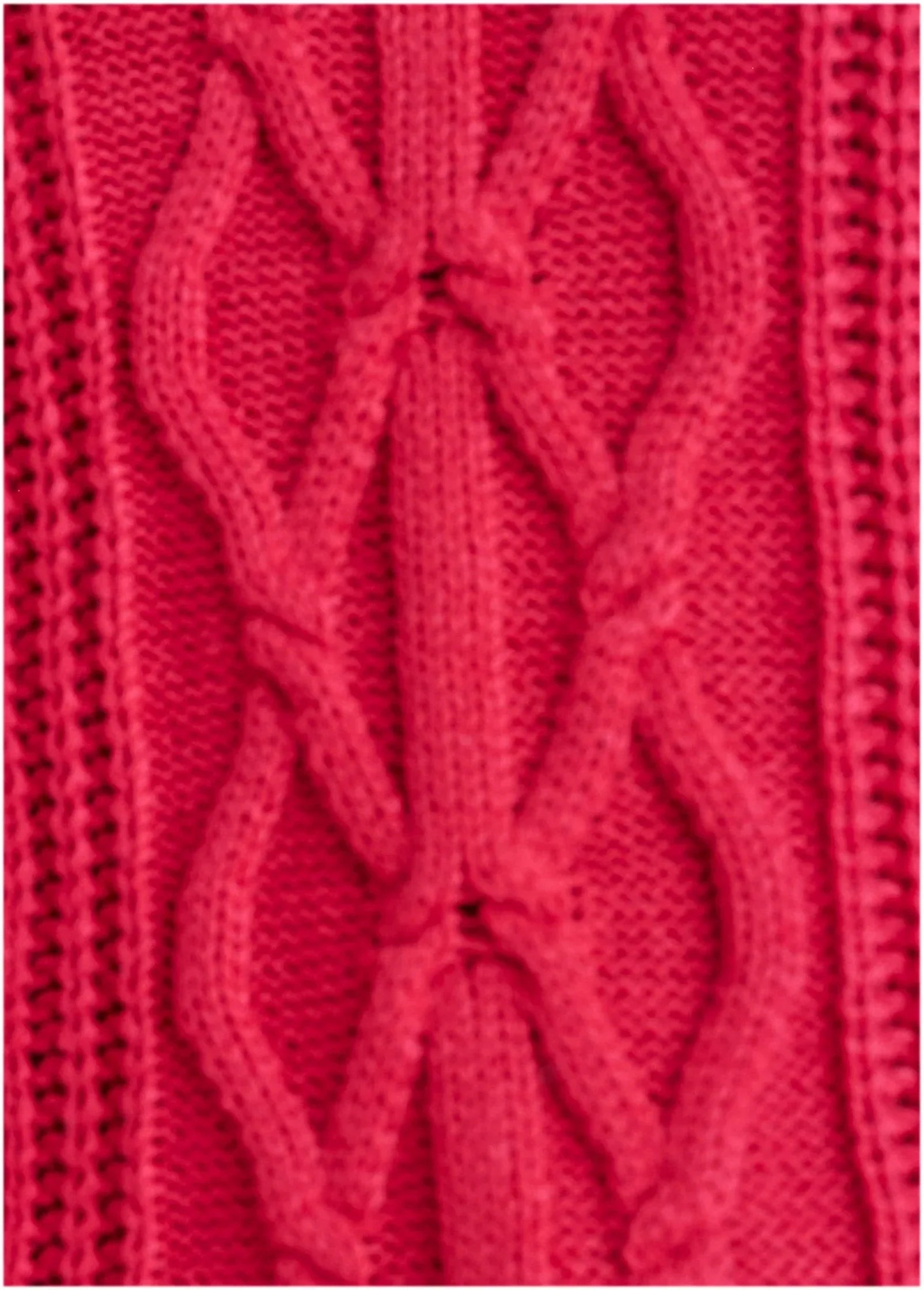 Cable Knit Sweater Barberry