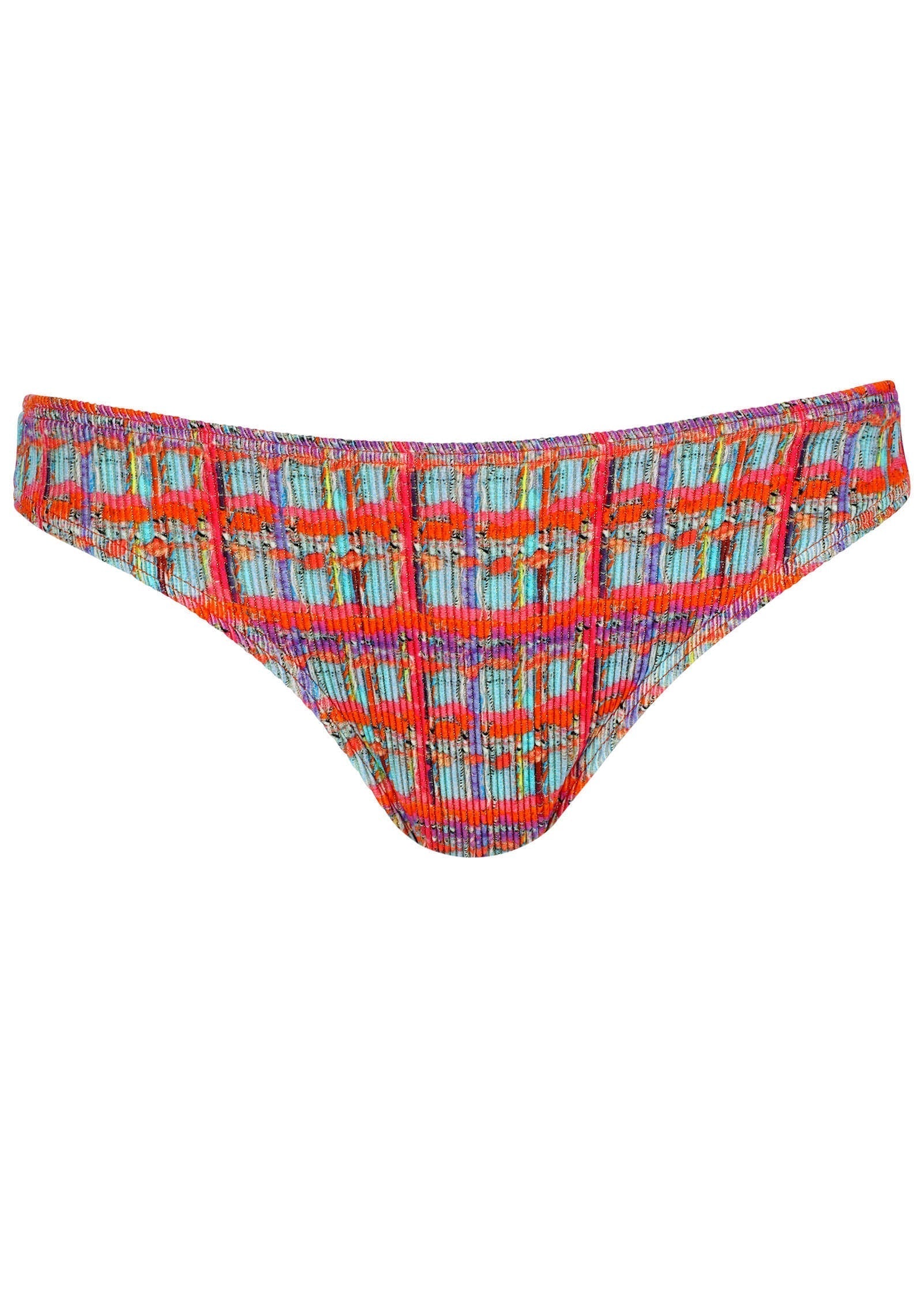 Lurex Rib Bali Moderate Bottom Tweedy Plaid