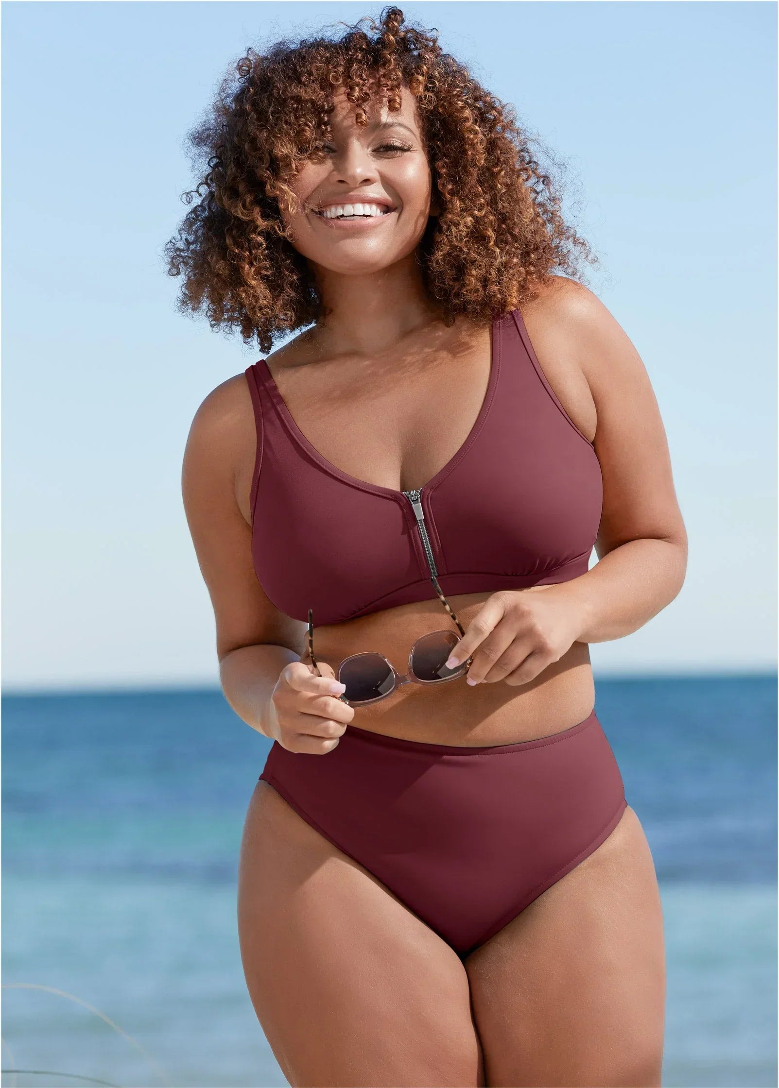 Maui Full Coverage Bottom Dark Mahogany