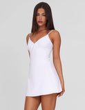 WINNIE MINI DRESS WHITE