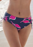 Adjustable Mid Rise Bottom Floral Flash