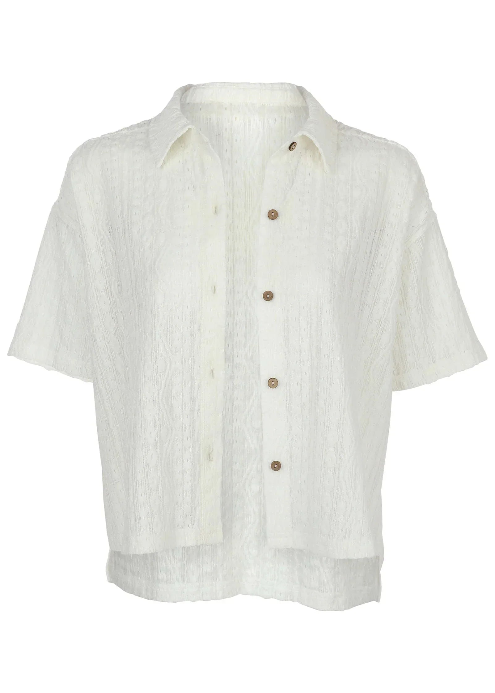 Bahama Knit Shirt Off White