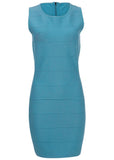 Mini Bandage Dress Blue