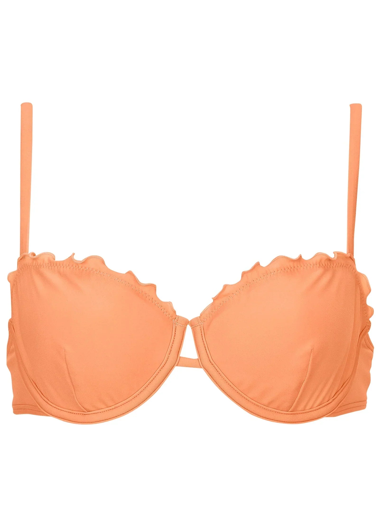 Bermuda Bikini Top Cantaloupe