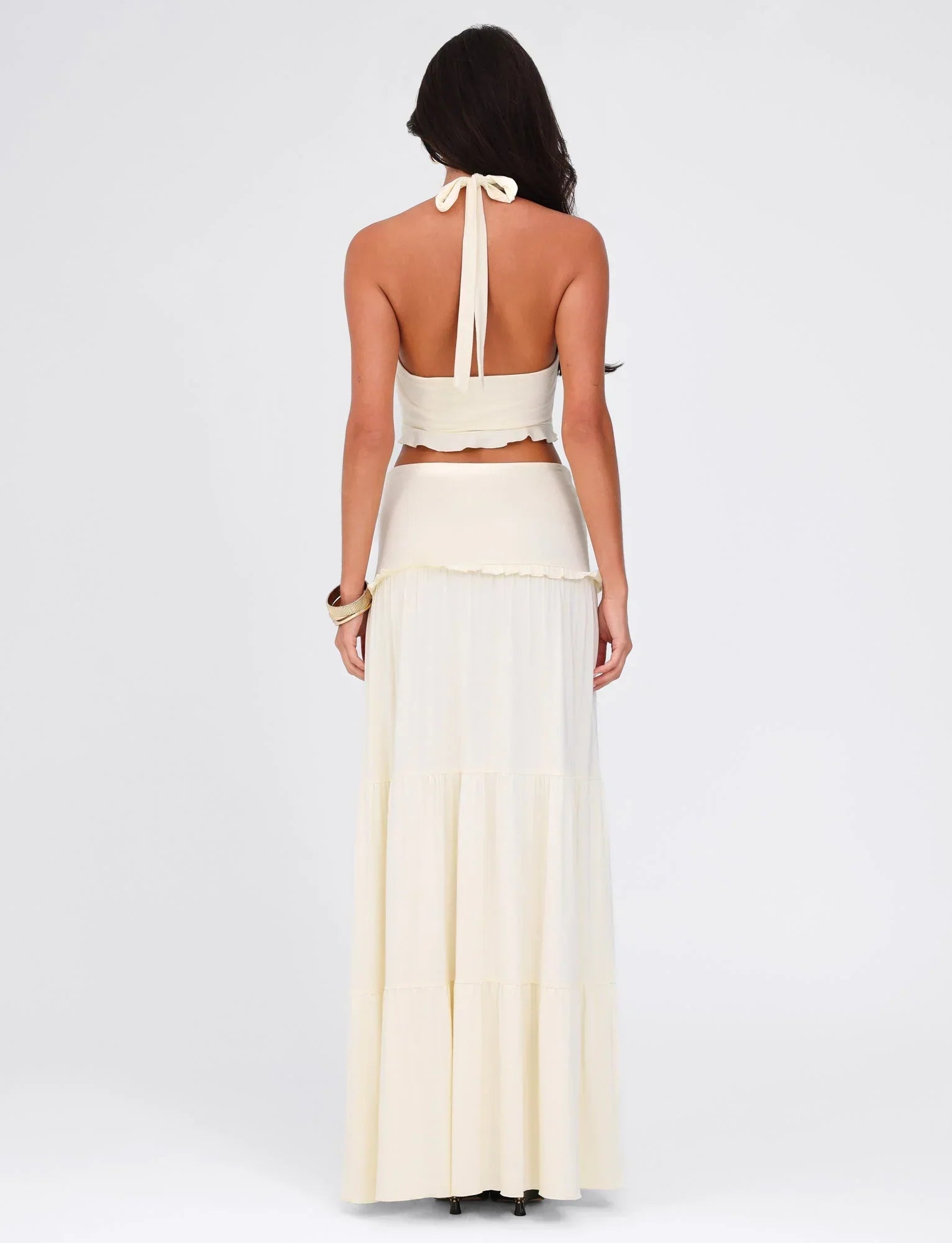 KATYA MAXI SKIRT WHITE CREAM