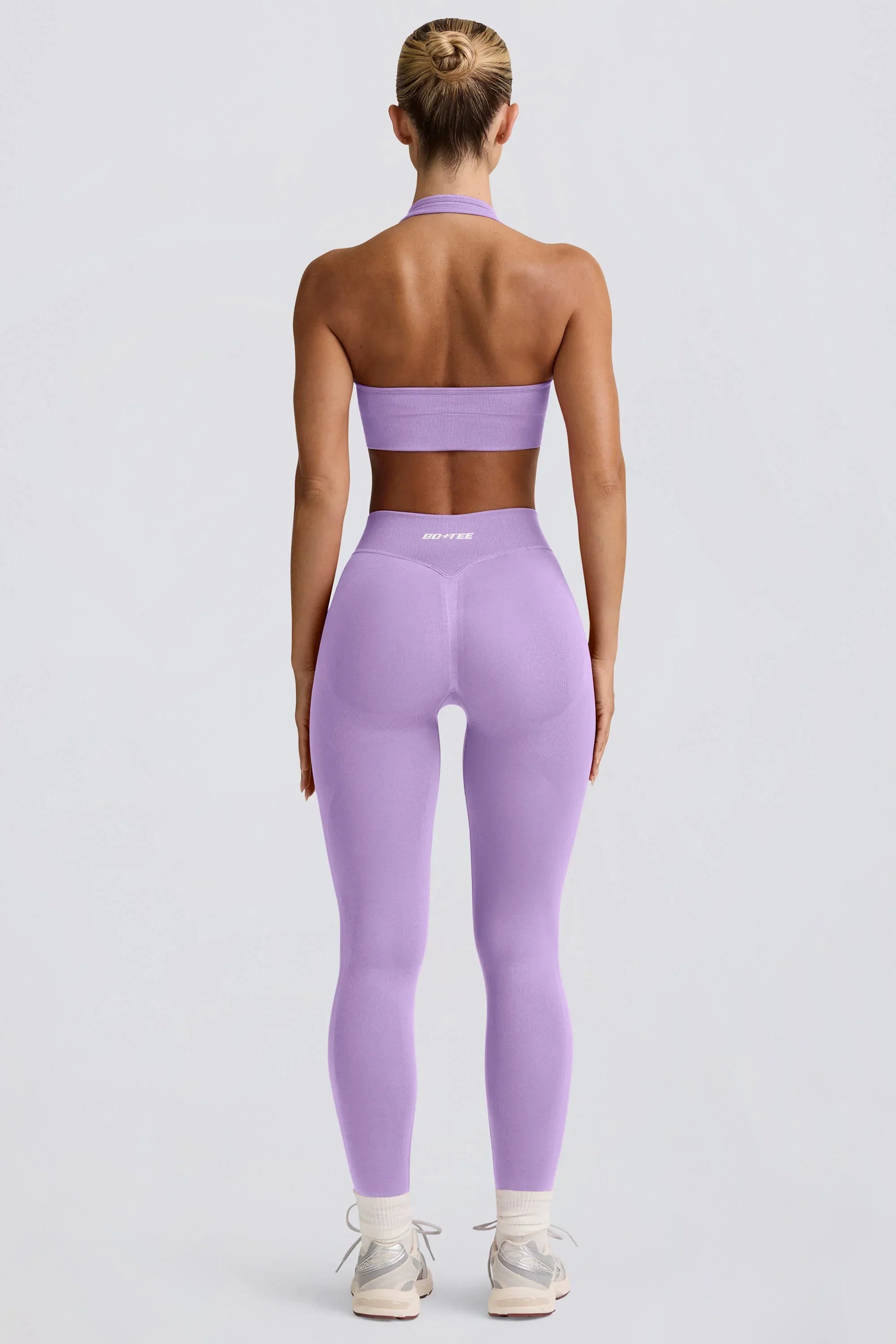 Define Luxe High Waist Leggings in Lilac