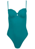 Bermuda Underwire Swimsuit Teal