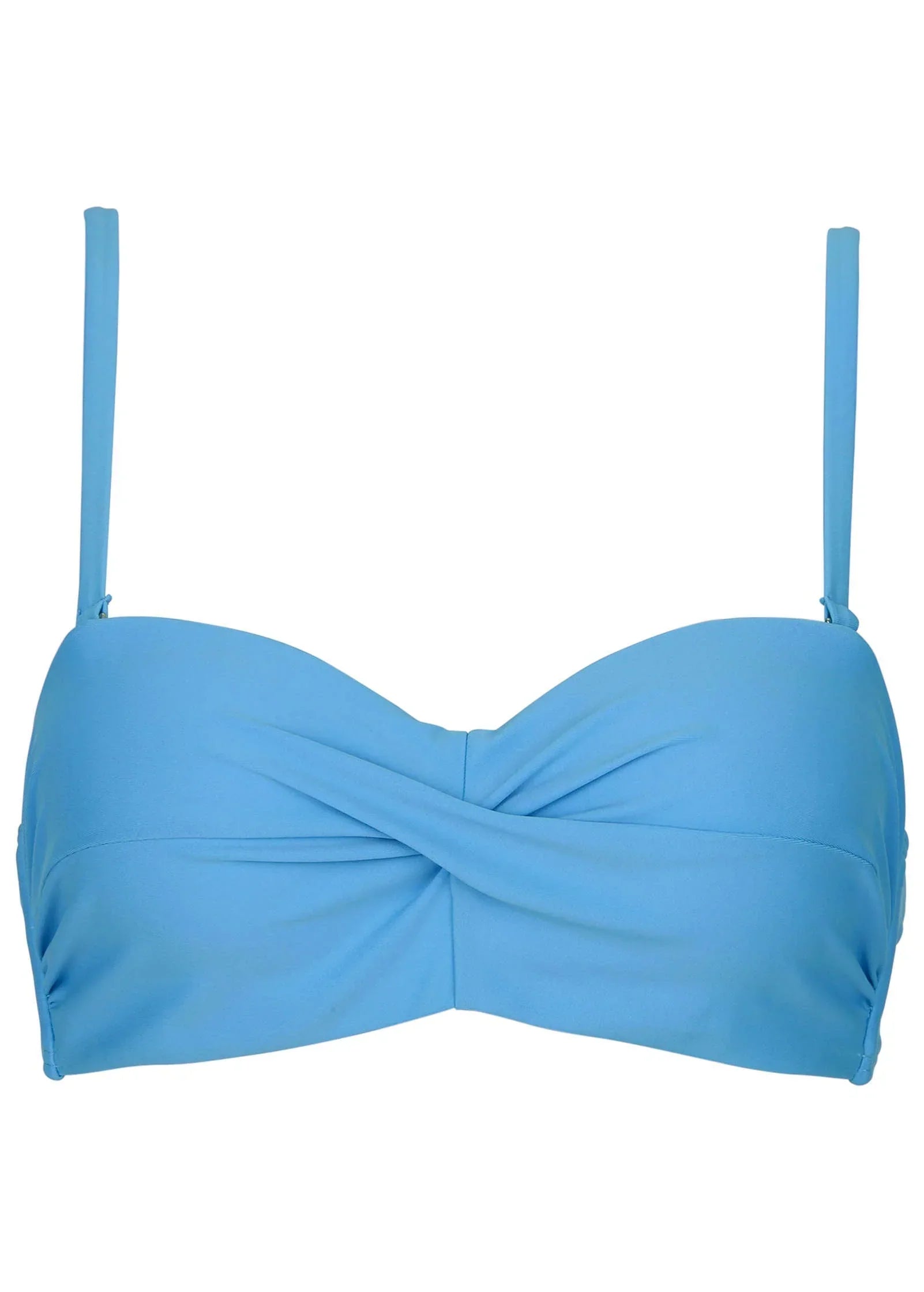 Amalfi Bandeau Top Azure Blue
