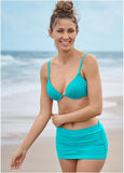 Push Up Bikini Top Aqua Reef