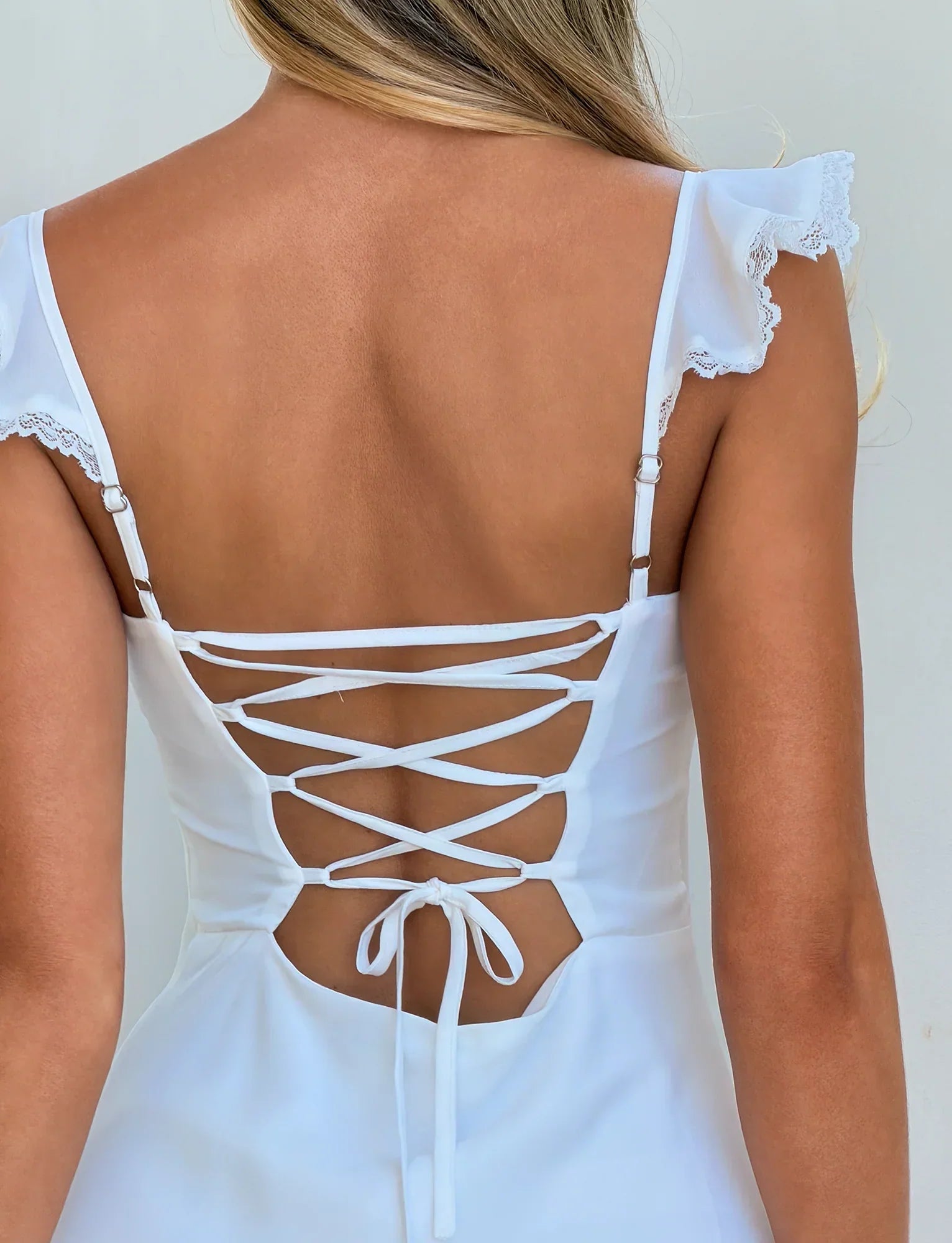 CHELSY MINI DRESS WHITE