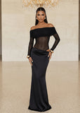 Unavailable Energy Cut Out Maxi Dress Black