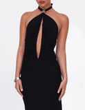 ZARA MAXI DRESS BLACK