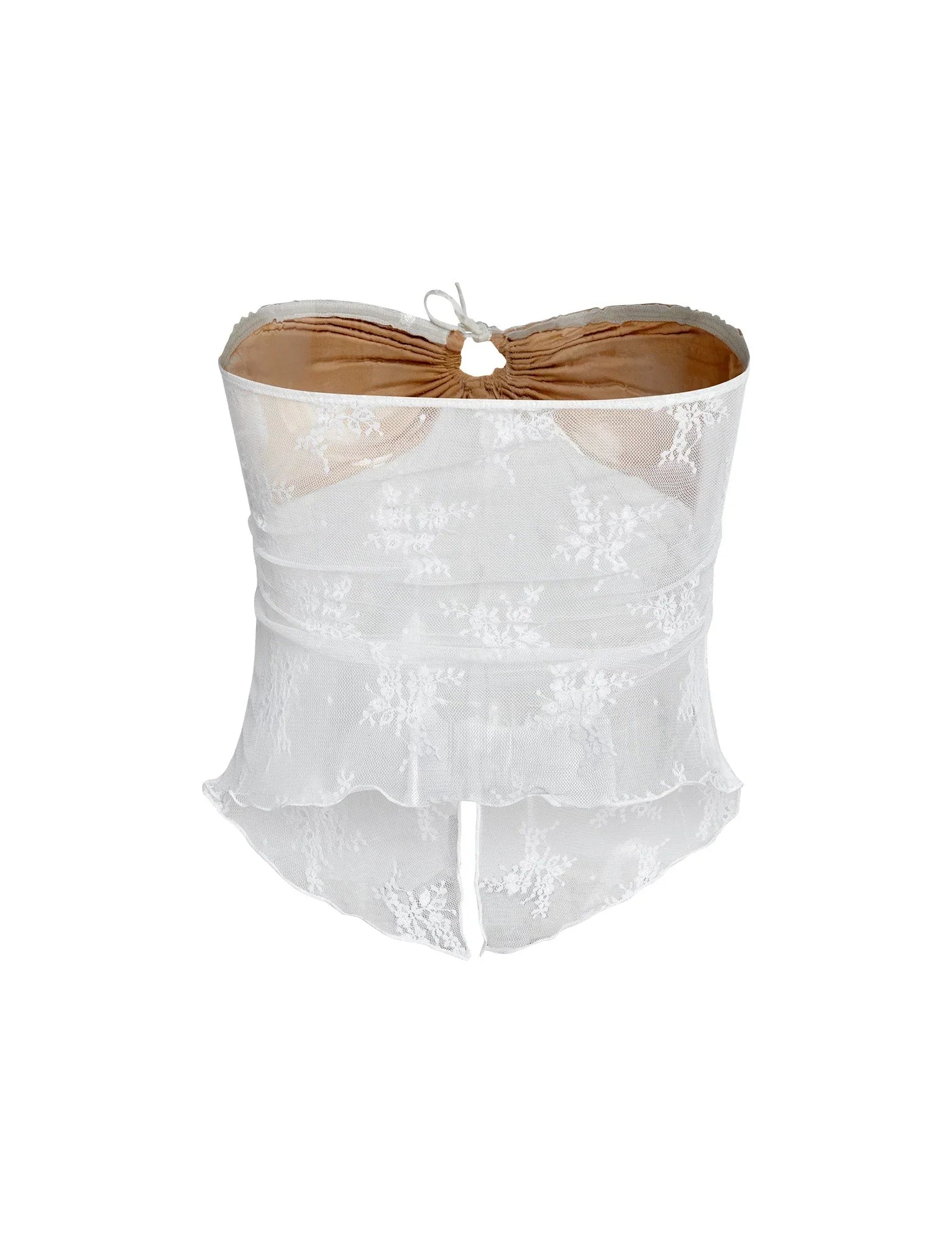 KAROLINA TOP WHITE WHITE LACE