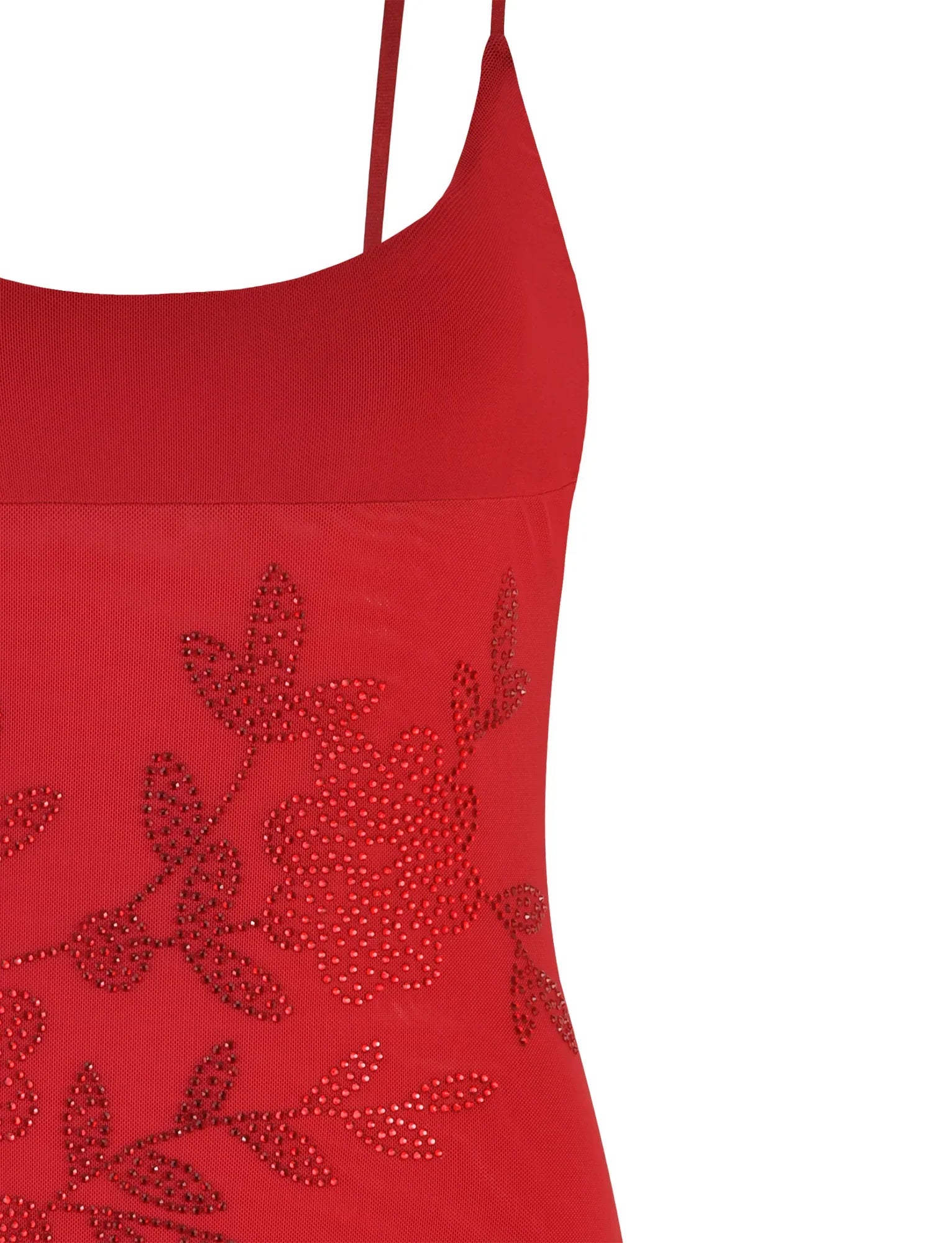 OCTAVIA DRESS RED CHERRY RED