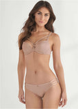 Pearl By VENUSÂ Strappy Plunge Bra Sonoran Sand