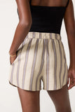 Perfect Linen Stripe Short