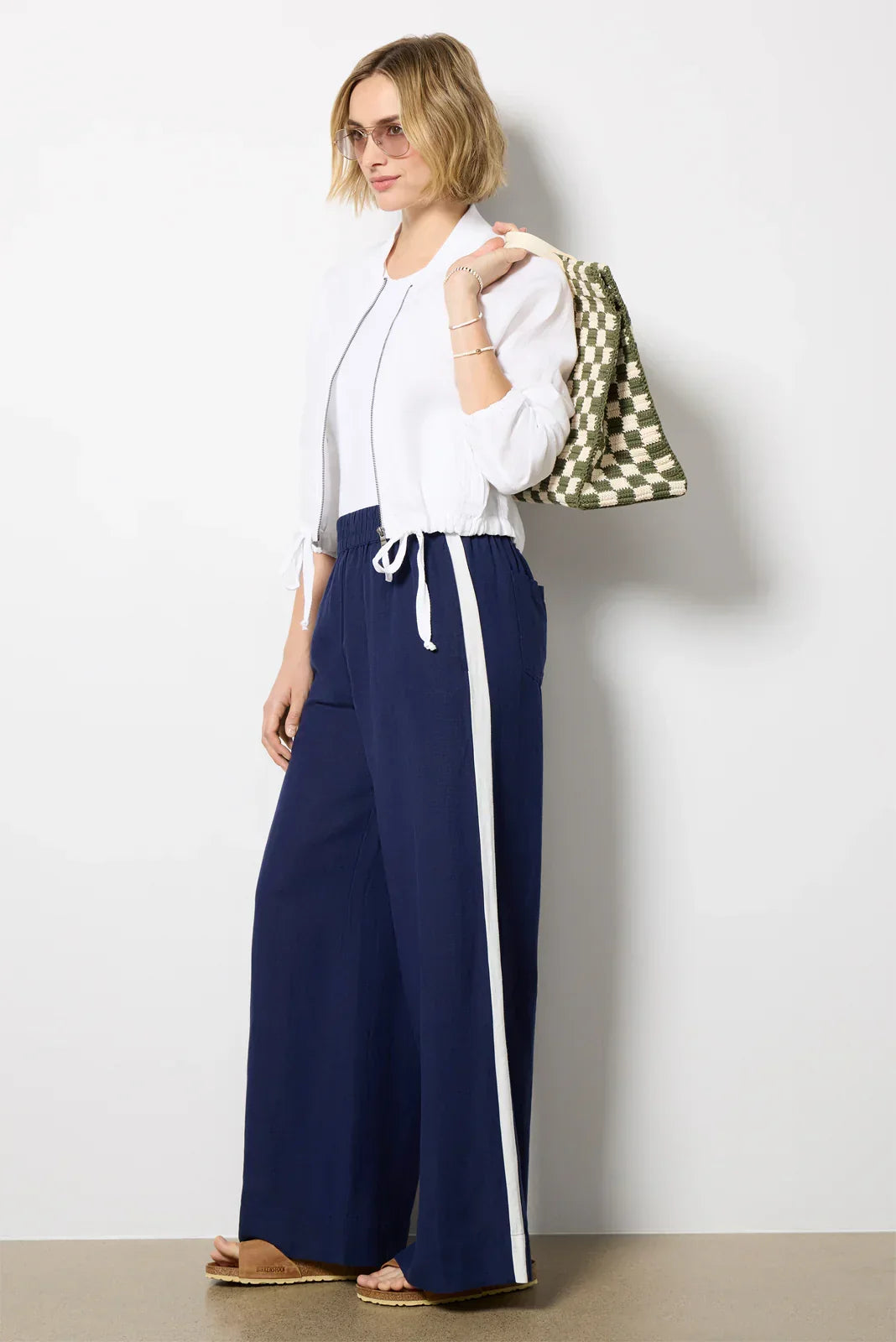 Noa Relaxed Linen Bomber