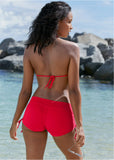 Bahamas Triangle Bikini Top Red Hot