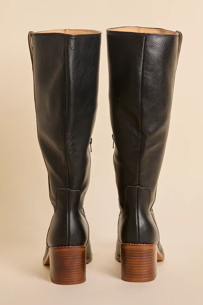 Harriet Black Tall Boots FINAL SALE