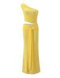 COBI 20 MAXI DRESS BUTTER YELLOW