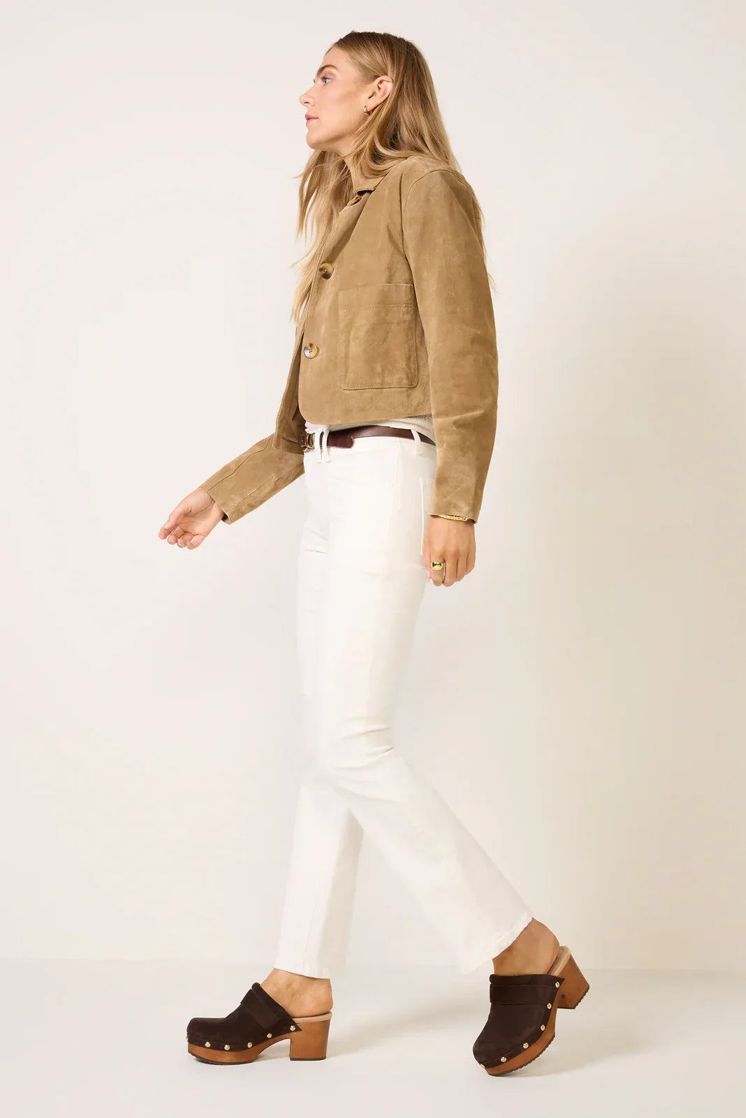 Crop Suede Jacket