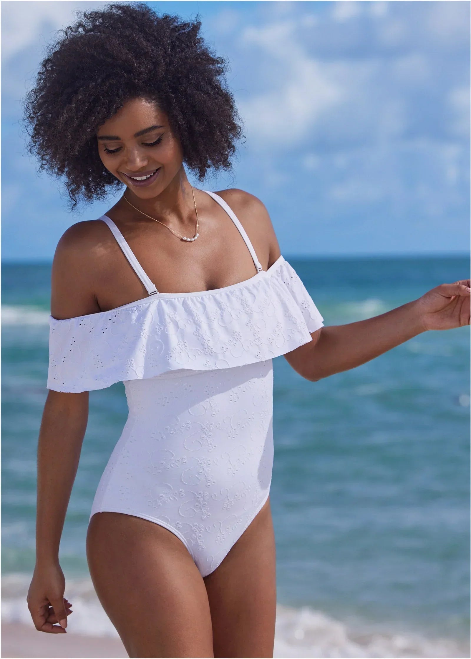 Ruffle One Piece Lovely Lady