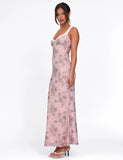 AMARAN DRESS PINK CAMO FLORAL