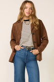 Salie Faux Suede Jacket