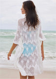 Crochet Cover Up Tunic White
