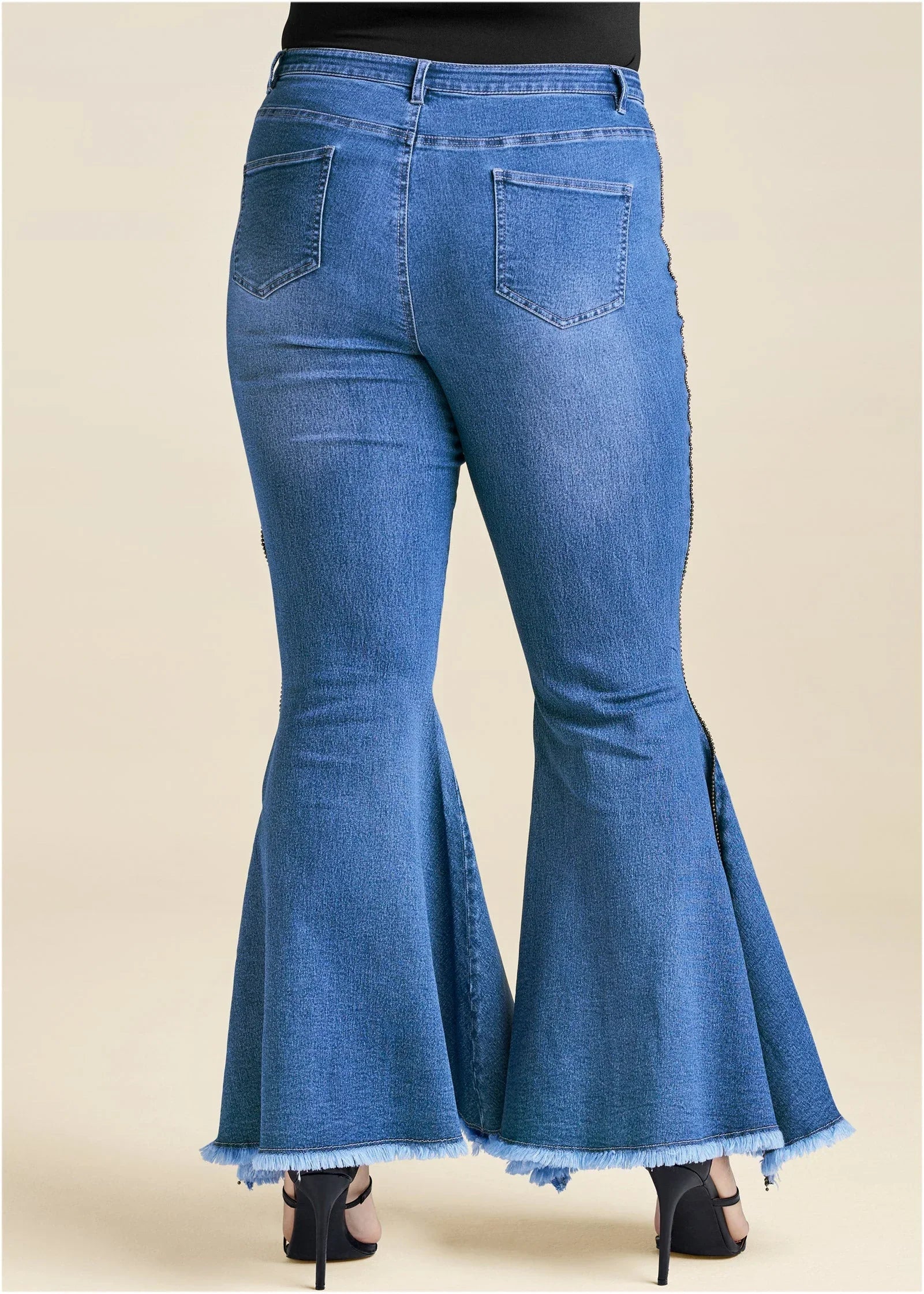 Extreme Flare Jeans Medium Wash