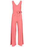 Wide Leg Jumpsuit Coral