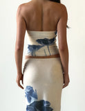 JANIS TOP INDIGO FLORAL