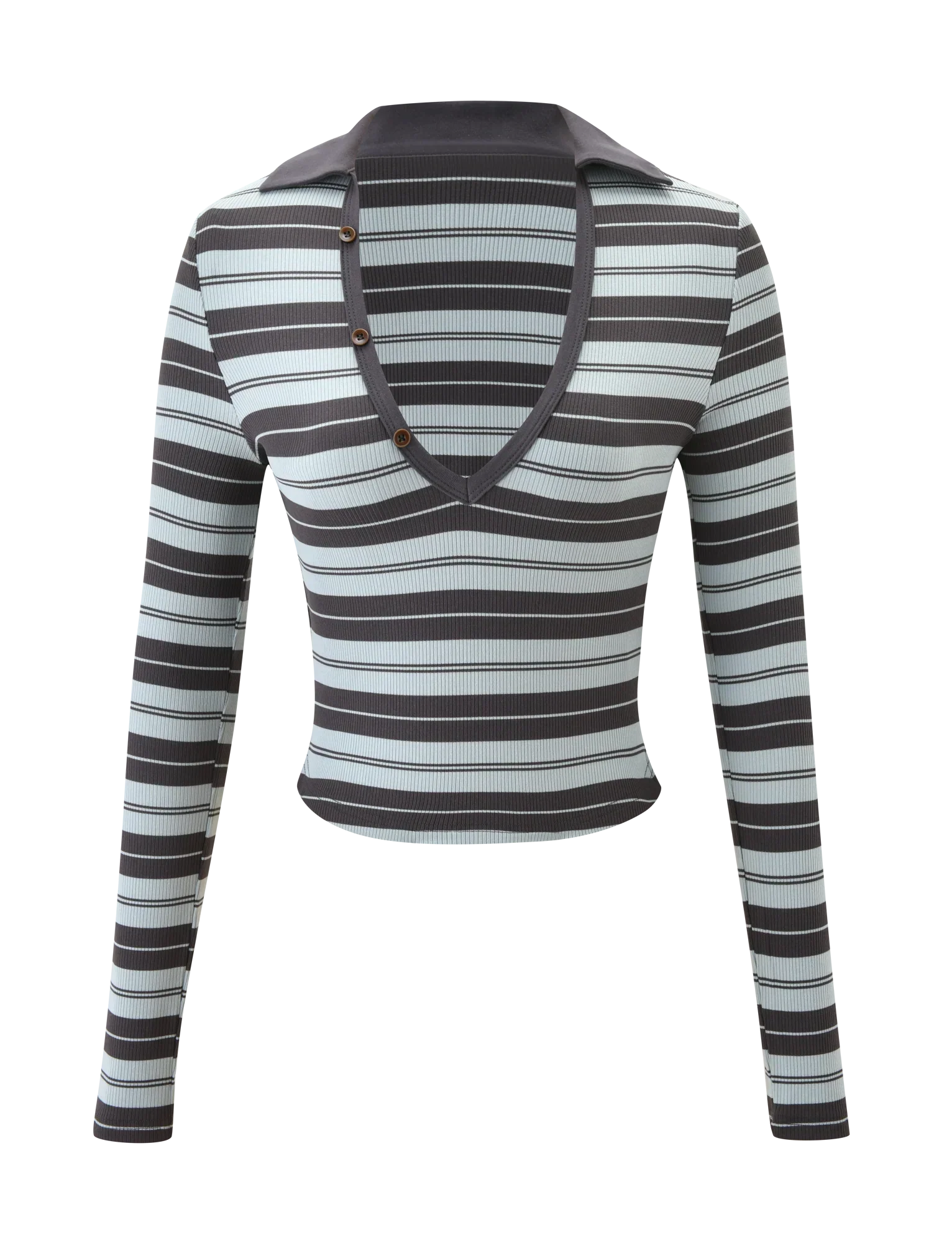 KAYDIN LONG SLEEVE TOP BLUE STRIPE