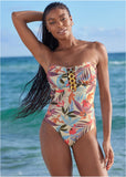 Bold Bandeau One Piece Tropic Chill