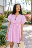 Fern Pink Striped Dress